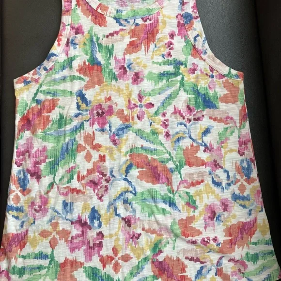NEW Reitmans Women's Floral Pastel Watercolour Tank Top Size Small Flowy Summer - Picture 4 of 7